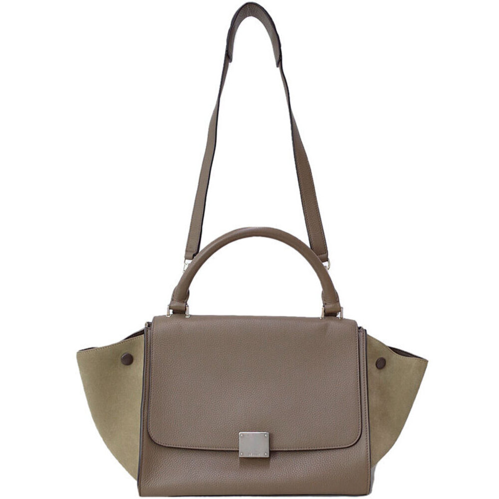 Celine Trapeze Leather Handbag